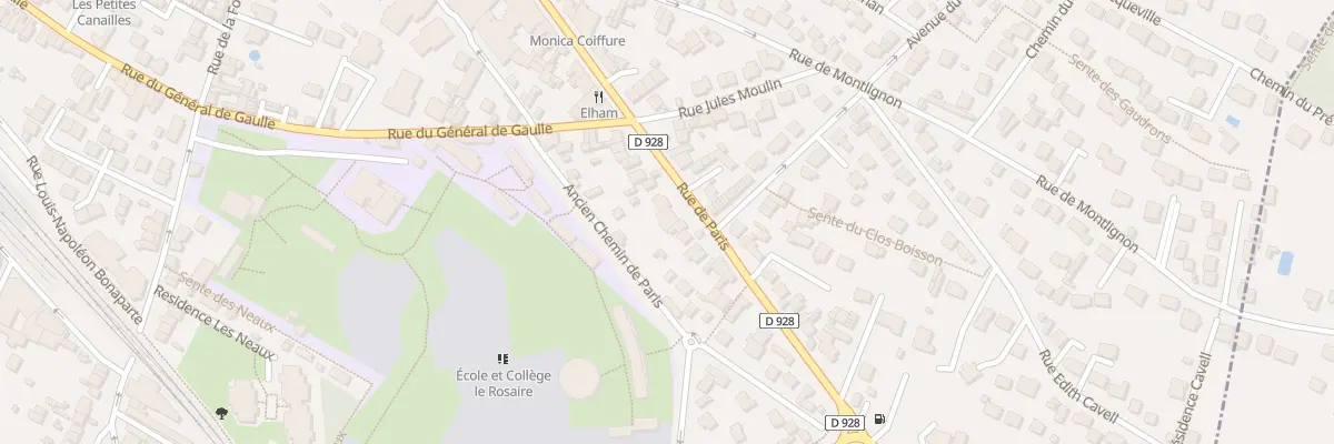 Plan du 88 Rue de Paris à Saint-Leu-la-Forêt