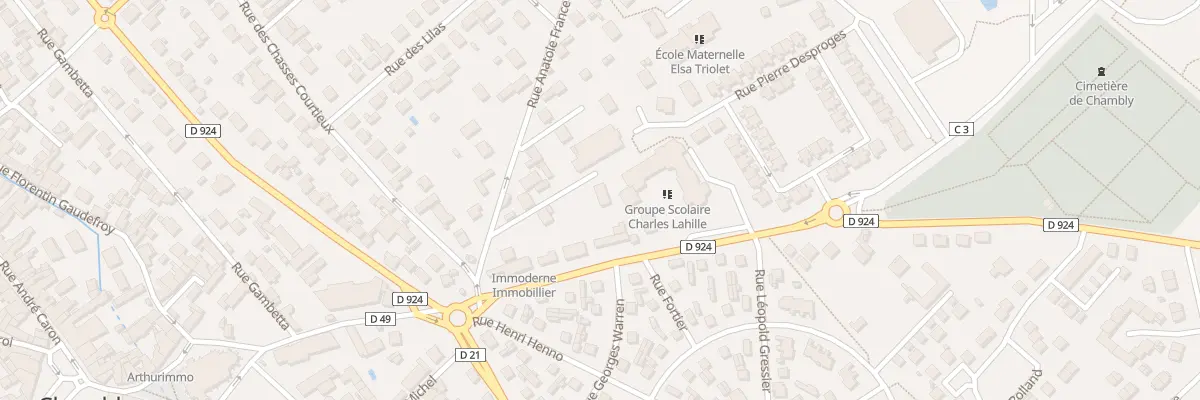Plan du 38 Rue Anatole France à Chambly