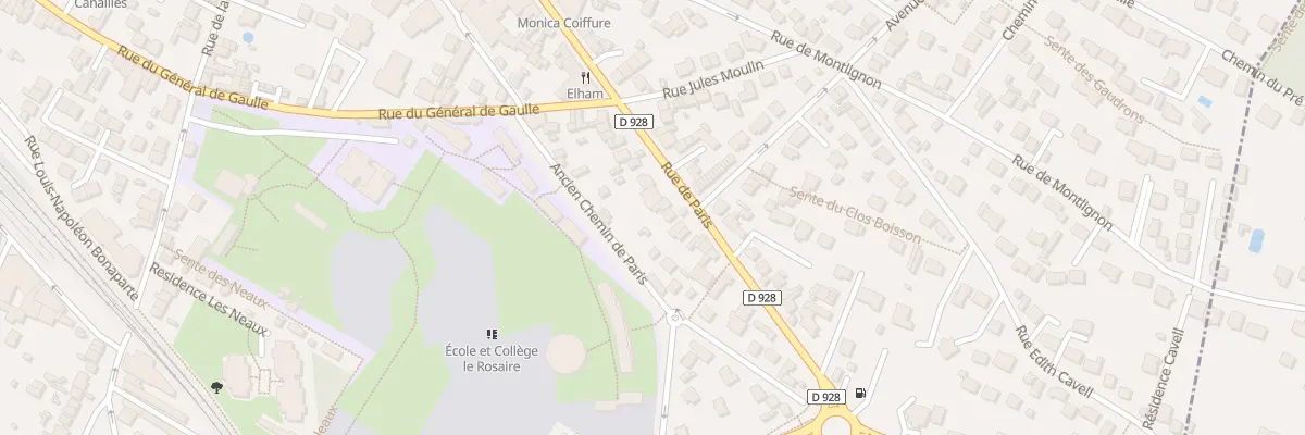 Plan du 90 Rue de Paris à Saint-Leu-la-Forêt