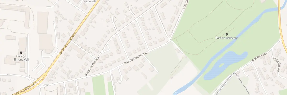 Plan du 30 Rue de Caquereau à Pithiviers