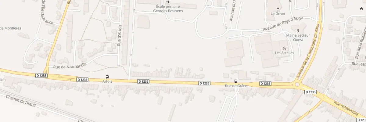 Plan du 618 Rue d’Abbeville à Amiens