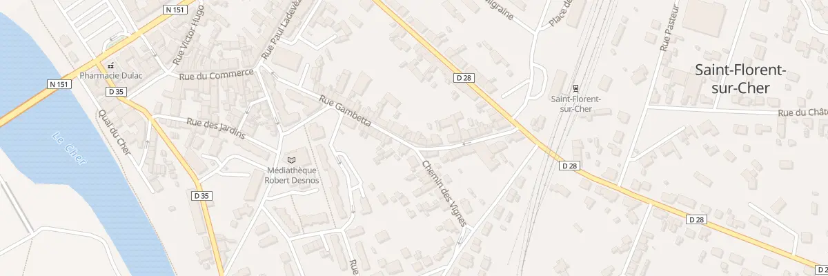 Plan du 53 Rue Gambetta à Saint-Florent-sur-Cher