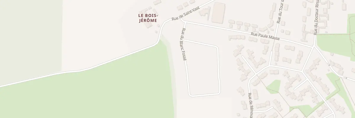 Plan du 76 Rue du Blanc Fossé à Flesselles