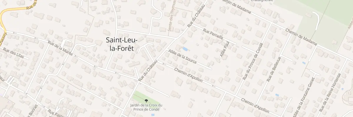 Plan du 4 All de la Source à Saint-Leu-la-Forêt
