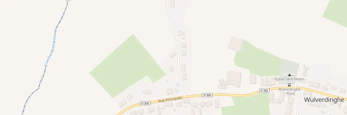 Plan du 111 Rte des Viviers à Wulverdinghe