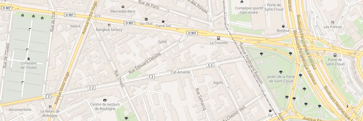 Plan du 24 Rue Gallieni à Boulogne-Billancourt
