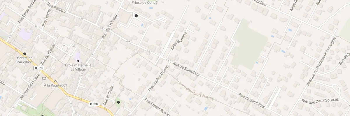 Plan du 37 Rue de Saint-prix à Saint-Leu-la-Forêt