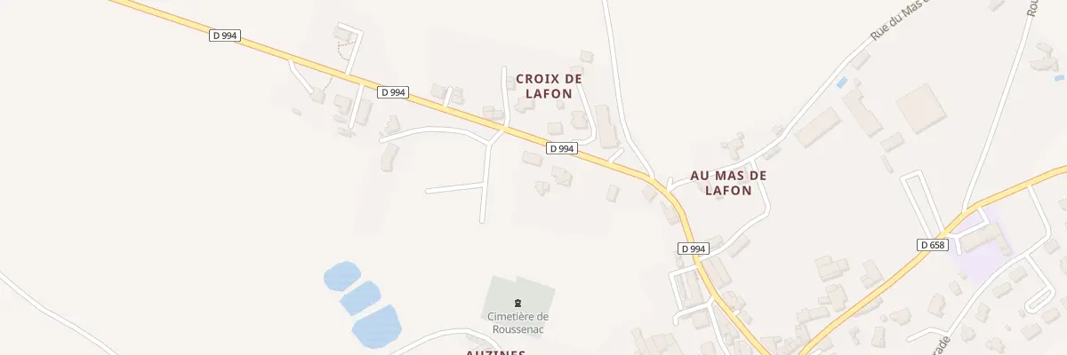 Plan du 5004 Roussennac à Roussennac