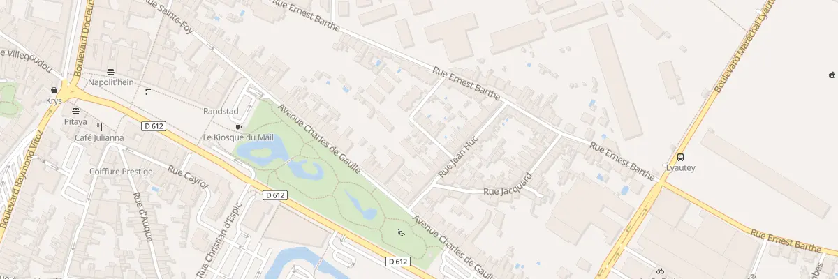 Plan du 18 Rue Courte de Jean Huc à Castres