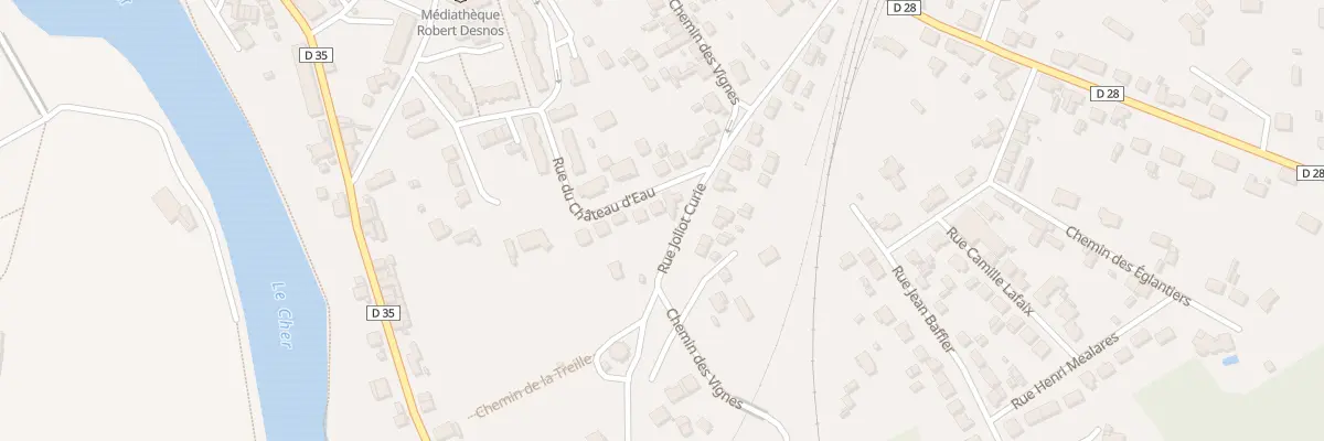 Plan du 3 Rue du Chateau d’Eau à Saint-Florent-sur-Cher