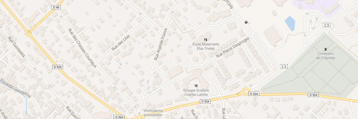 Plan du 104 Rue Anatole France à Chambly
