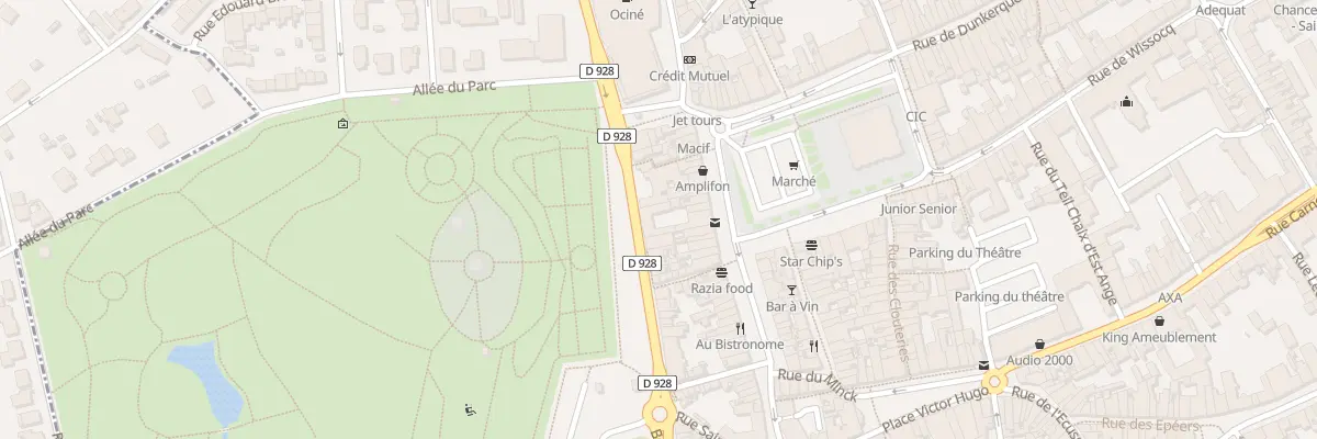 Plan du 7 Bd Vauban à Saint-Omer