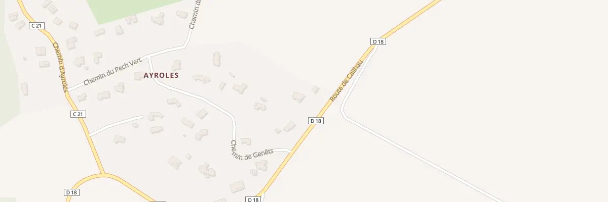 Plan du 5177 Rte de Cailhau à Alairac