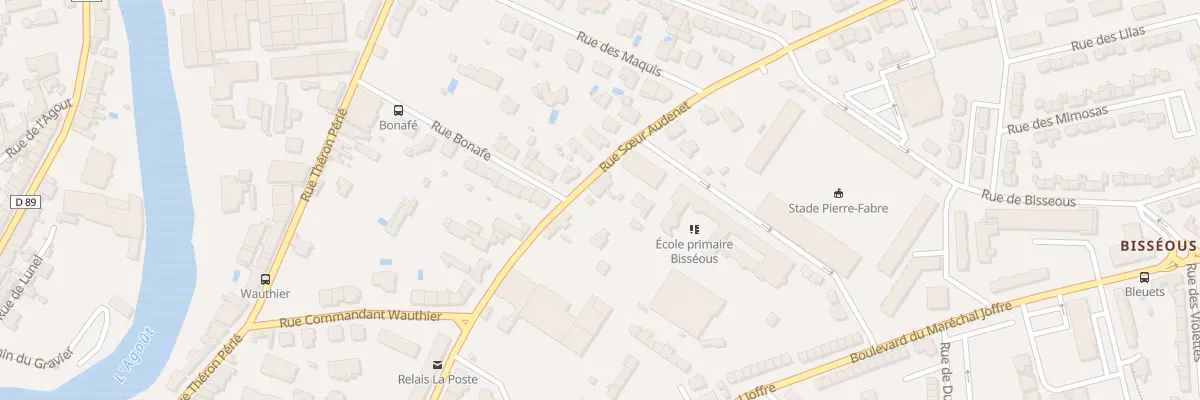 Plan du 104 Rue Soeur Audenet à Castres