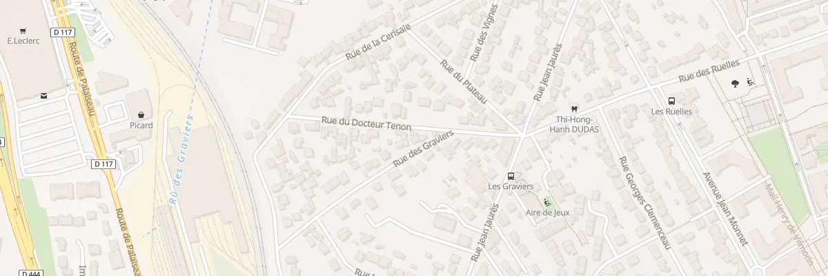 Plan du 4 Rue des Graviers à Massy