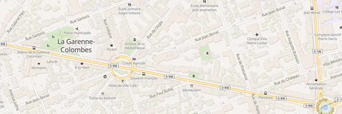 Plan du 39 Rue Jean Bonal à La Garenne-Colombes