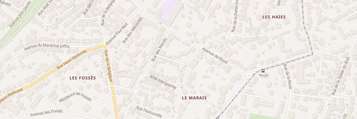 Plan du 7 Rue Professeur Calmette à Meudon