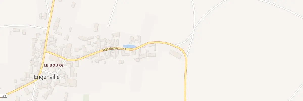 Plan du 46 Rue des Acacias à Engenville