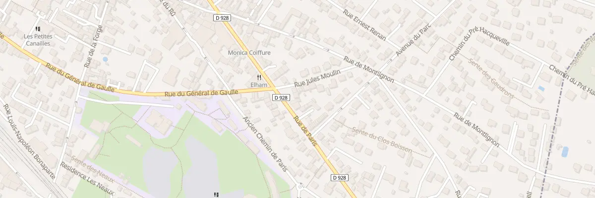 Plan du 65 Rue de Paris à Saint-Leu-la-Forêt