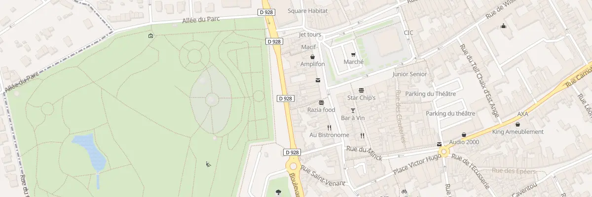 Plan du 11 Bd Vauban à Saint-Omer