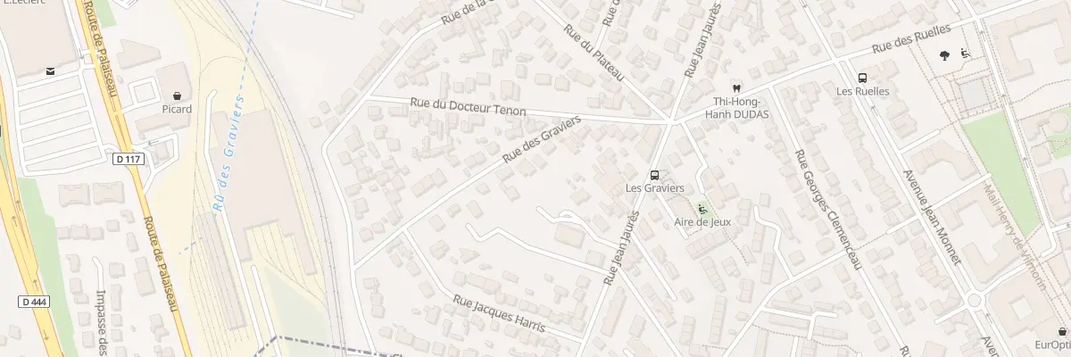 Plan du 21 Rue des Graviers à Massy