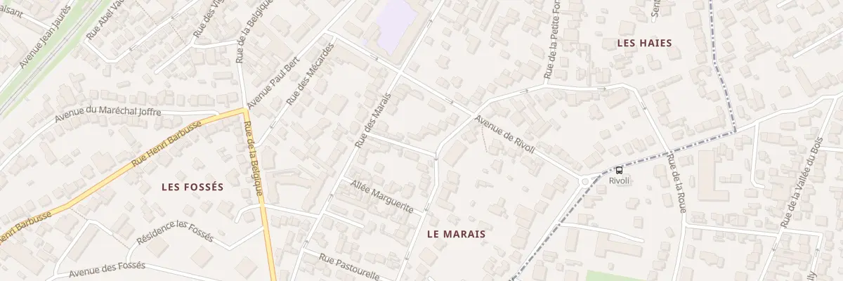 Plan du 14 Rue Professeur Calmette à Meudon