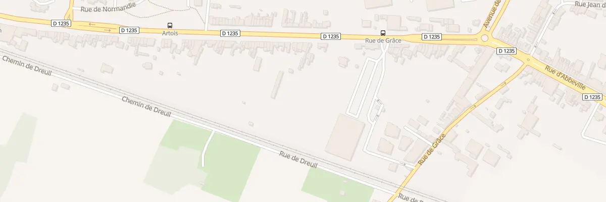 Plan du 509 Rue d’Abbeville à Amiens