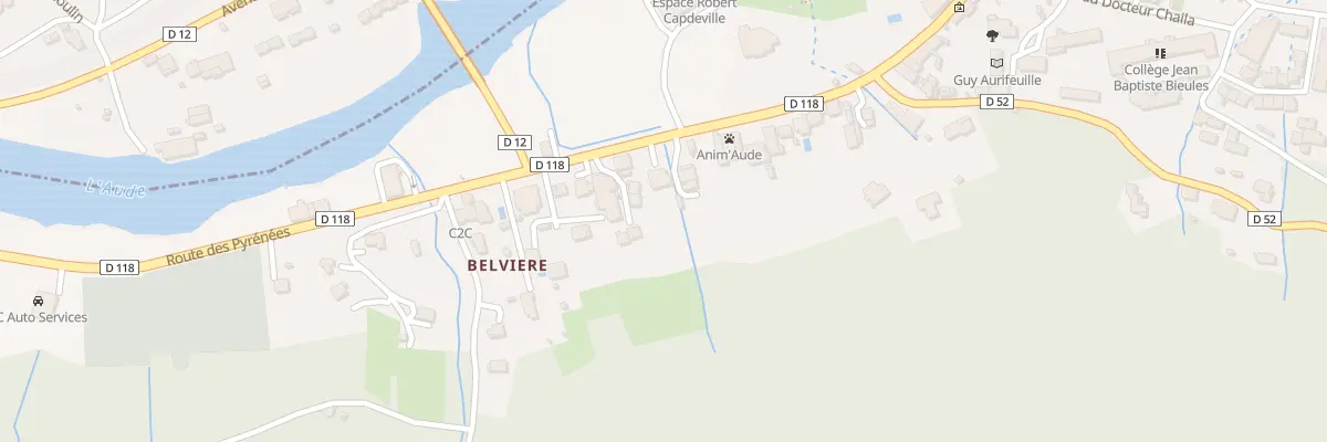 Plan du 77 Rte des Pyrenees à Cahuzac