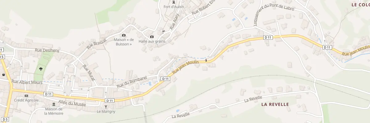 Plan du 31 Rue Jean Moulin à Aubin