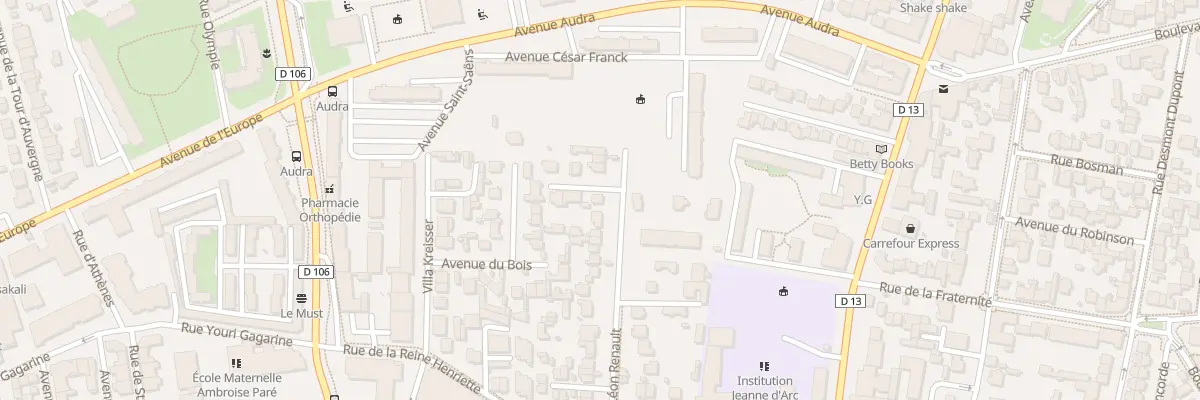 Plan du 53 Av Léon Renault à Colombes