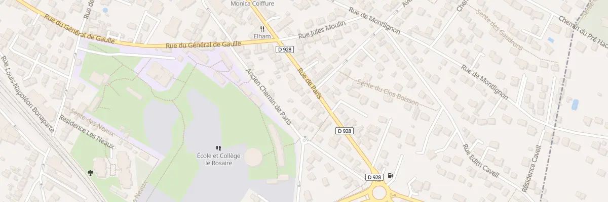Plan du 94 Rue de Paris à Saint-Leu-la-Forêt