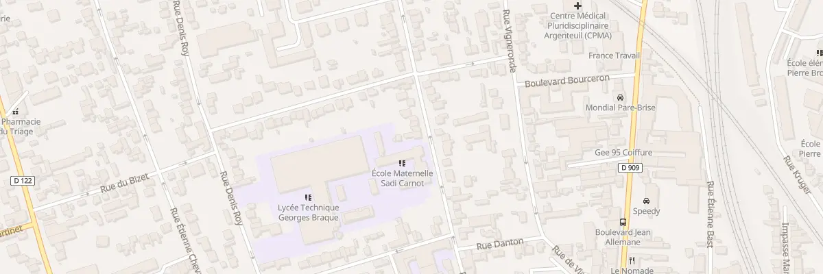 Plan du 33 Rue Victor Puiseux à Argenteuil