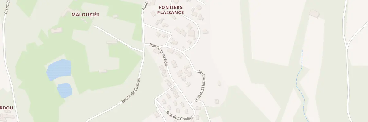 Plan du 3 Rue des Hortensias à Fontiers-Cabardès