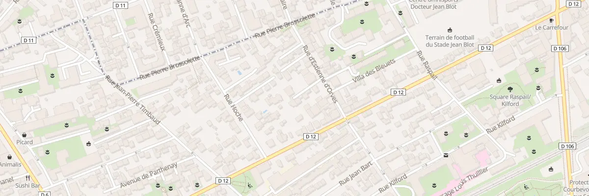 Plan du 35 Rue D’Estienne D’Orves à Courbevoie