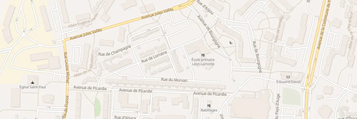 Plan du 30 Rue de Lorraine à Amiens