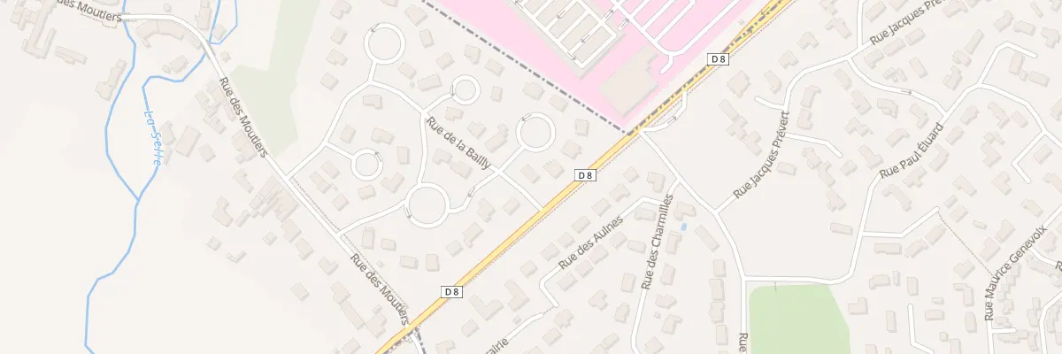Plan du 45 Rue de la Bailly à Salouël