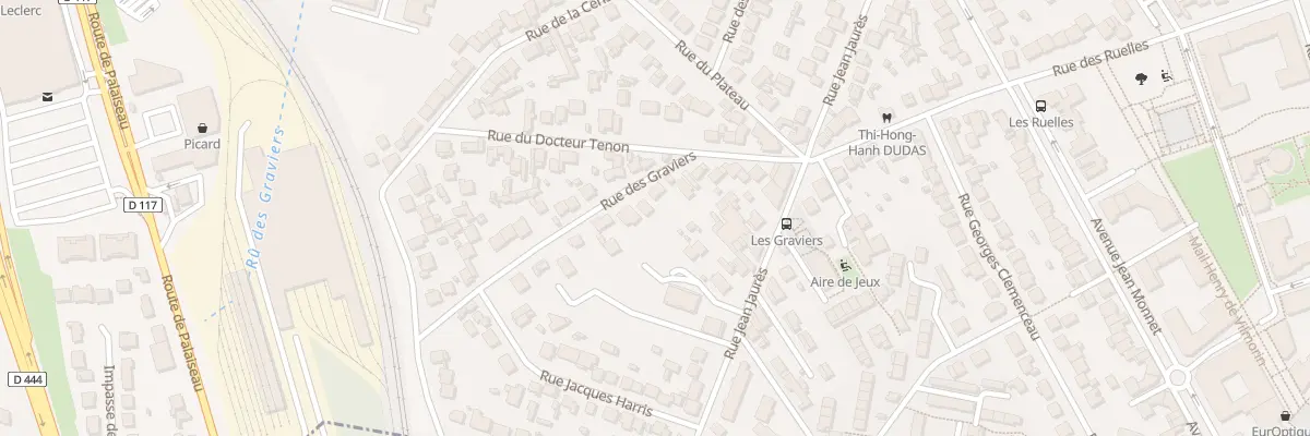 Plan du 19 Rue des Graviers à Massy