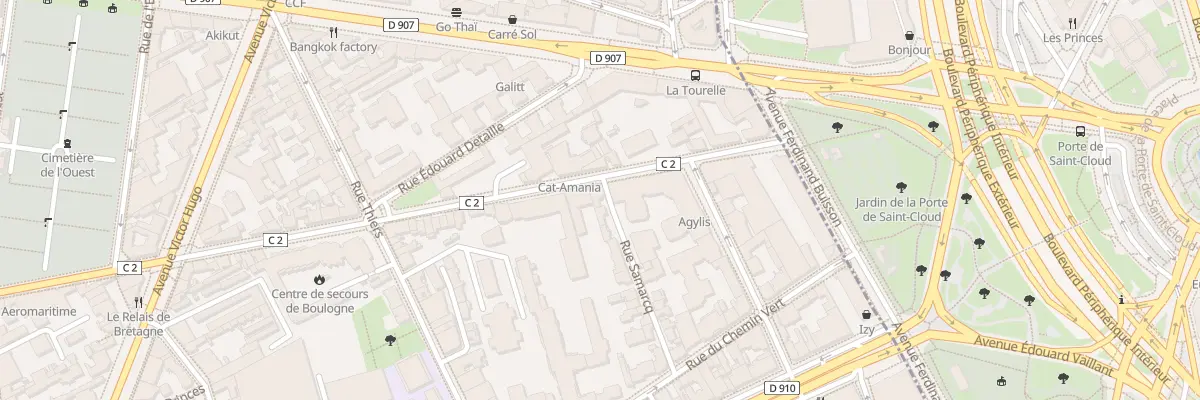 Plan du 17 Rue Gallieni à Boulogne-Billancourt