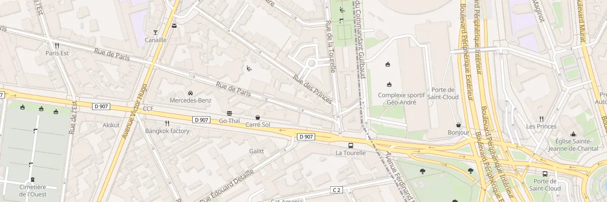 Plan du 6 Rue de Paris à Boulogne-Billancourt