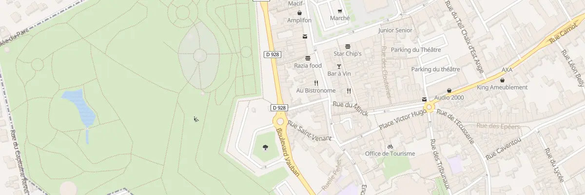 Plan du 8 Rue Saint Eloi à Saint-Omer