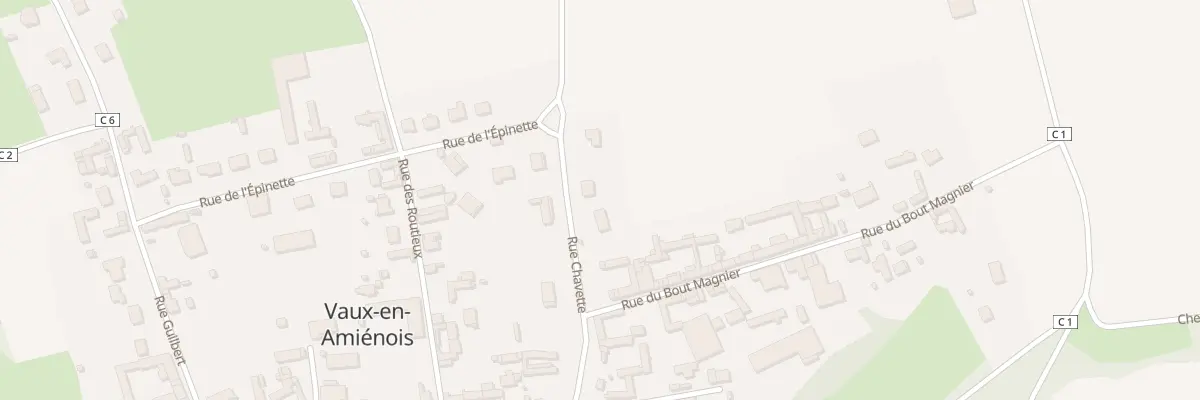 Plan du 8 Rue Chavette à Vaux-en-Amiénois