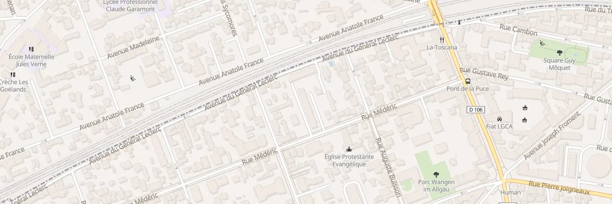 Plan du 24 Rue Médéric à La Garenne-Colombes