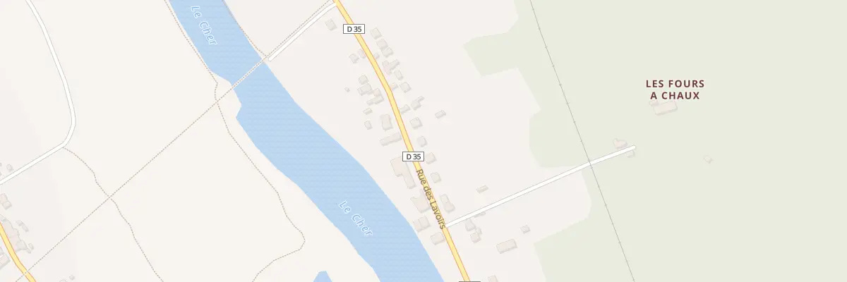 Plan du 91 Rue des Lavoirs à Saint-Florent-sur-Cher