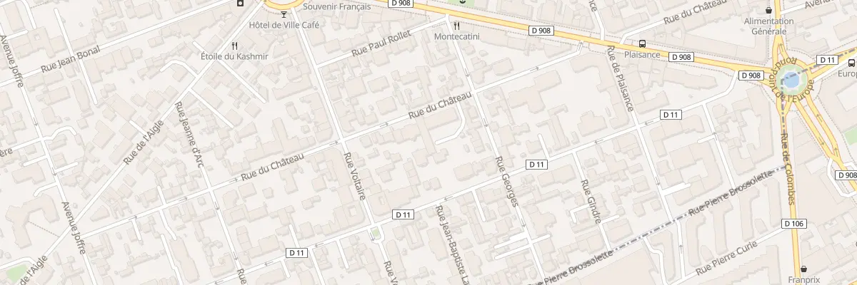 Plan du 31B Rue du Château à La Garenne-Colombes