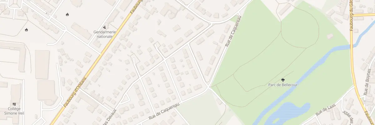 Plan du 7 Rue Henri Lepage à Pithiviers