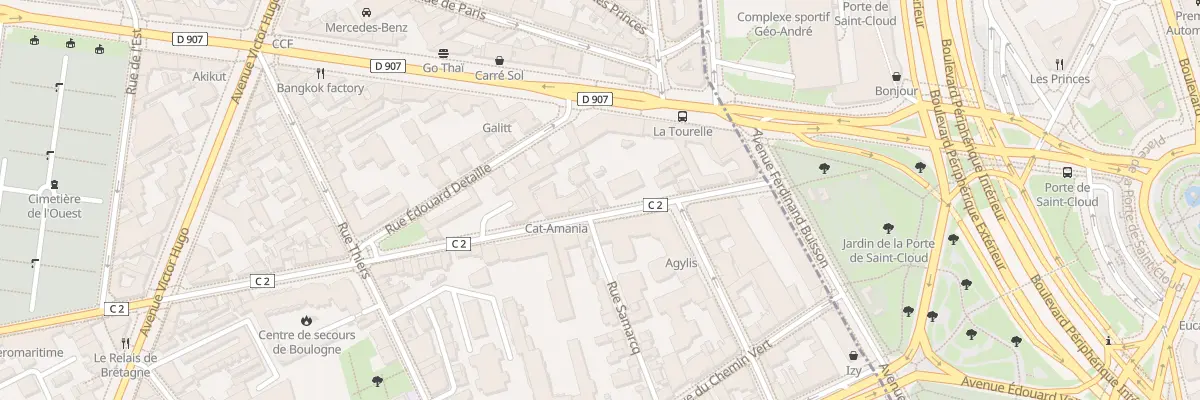 Plan du 20 Rue Gallieni à Boulogne-Billancourt