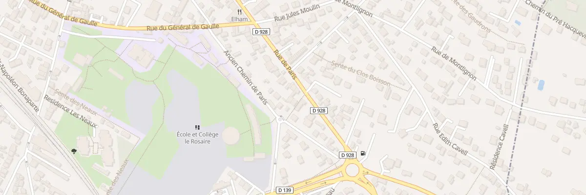 Plan du 102 Rue de Paris à Saint-Leu-la-Forêt
