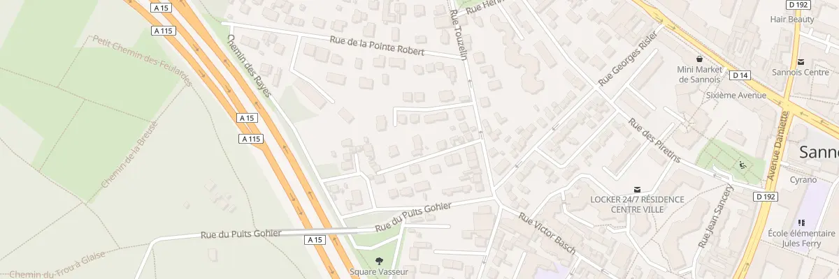 Plan du 38 Rue Touzelin à Sannois