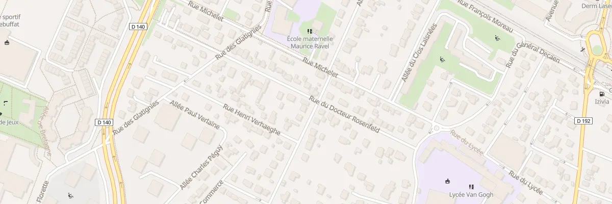 Plan du 179 Rue du Dr Rosenfeld à Ermont