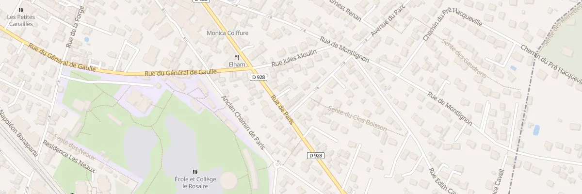 Plan du 75 Rue de Paris à Saint-Leu-la-Forêt